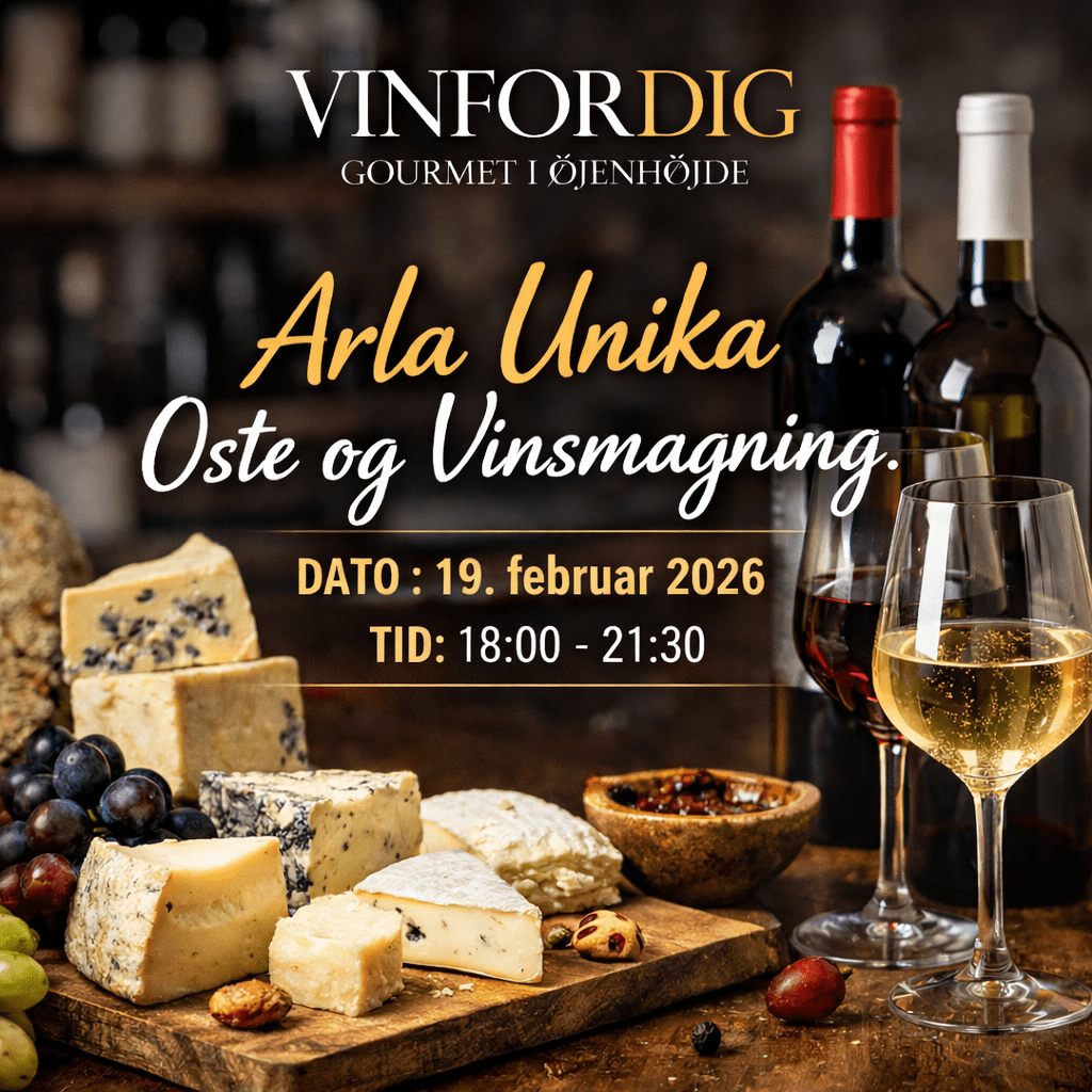 BILLET Arla Unika oste og Vinsmagning