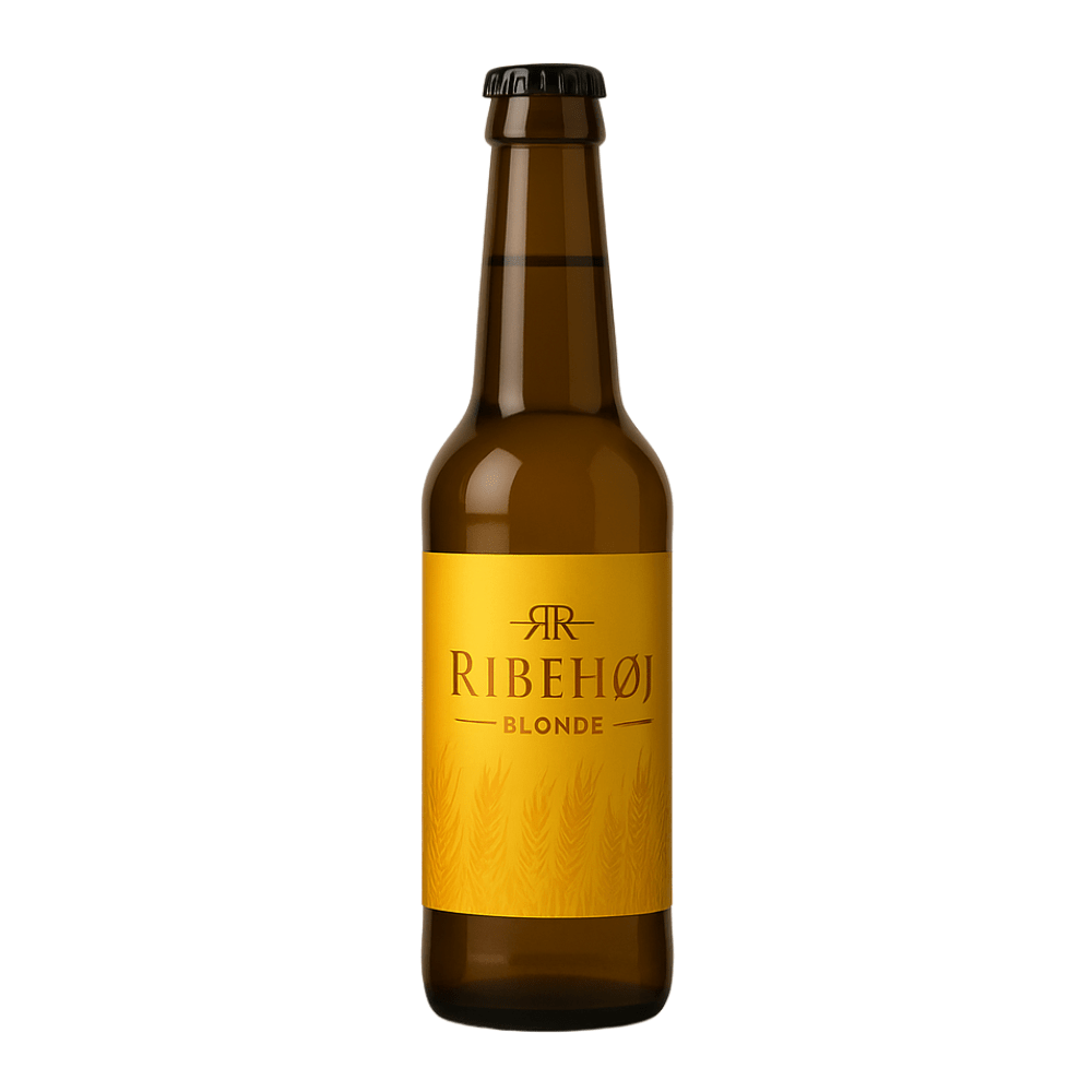 Ribehøj Blonde øl, 6%, 50 cl.