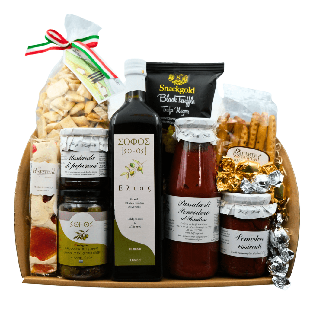Stor gavekurv med specialiteter