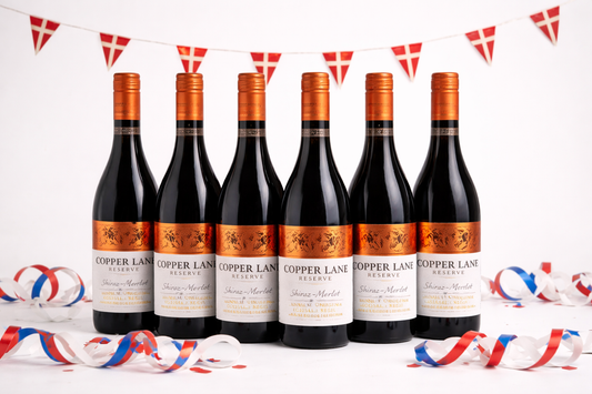 6 fl. Copperlane Reserve Shiraz-Merlot 15% 75 cl.