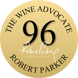 Robert Parker Wine advocate 96 pts. 