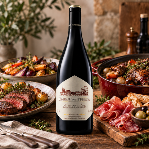 Chateau Trignon Cotes du Rhone 2024, 14,5%, 75 cl.