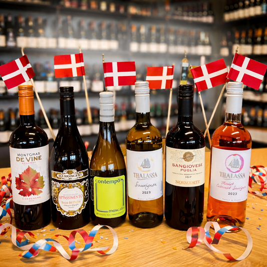 Februar FØDSELSDAGS Vinkasse, 6 flasker