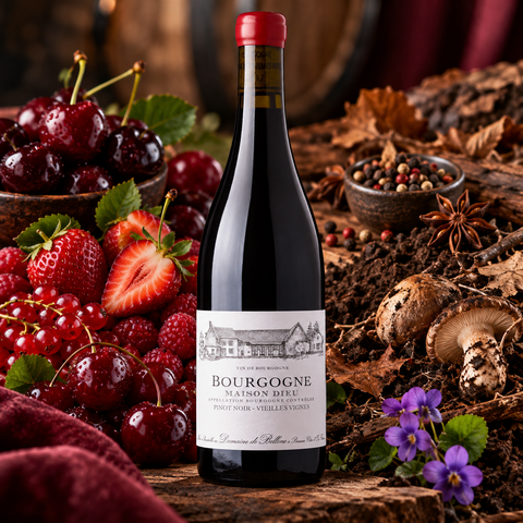 Domaine de Bellene, Bourgogne Pinot Noir Maison Dieu Vieilles Vignes 2023, 12,5%, 75 cl.