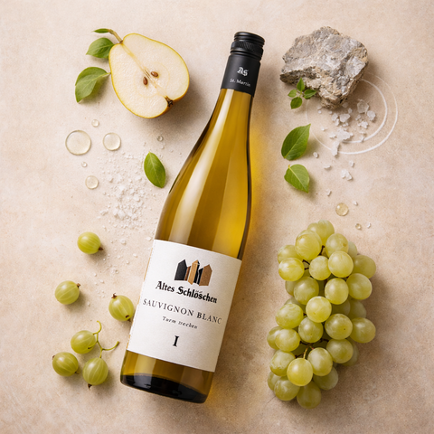 Altes Schlößchen, Sauvignon Blanc Turm Trocken, 12,5%, 75 cl.
