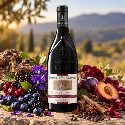 Domaine Vieux Lazaret Chateauneuf-du-Pape Cuvee Exceptionnelle 2019, 15,5%, 75 cl.