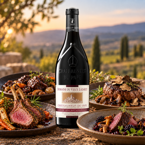 Domaine Vieux Lazaret Chateauneuf-du-Pape Cuvee Exceptionnelle 2019, 15,5%, 75 cl.