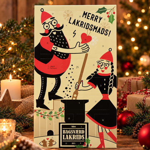 Bagsværd Lakrids Julekalender 2026, 610 g.