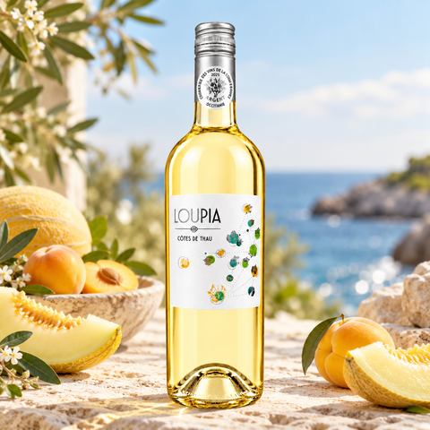 Loupia Cotes de Thaus Blanc 2024, 12%, 75 cl.