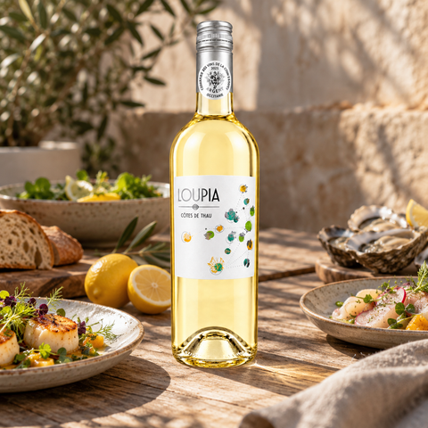 Loupia Cotes de Thaus Blanc 2024, 12%, 75 cl.