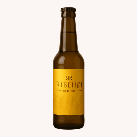 Ribehøj Blonde øl, 6%, 50 cl.