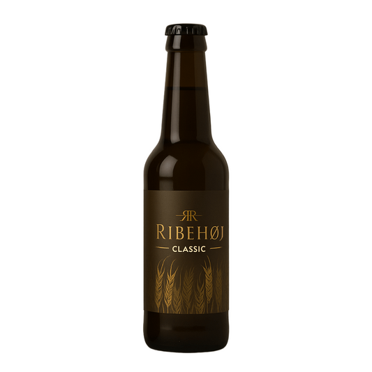 Ribehøj Classic øl, 5%, 50 cl.