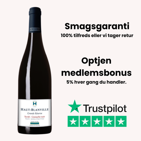 Château Haut-Blanville, Grande Reserve Syrah/Grenache 2018, 13%, 75 cl.