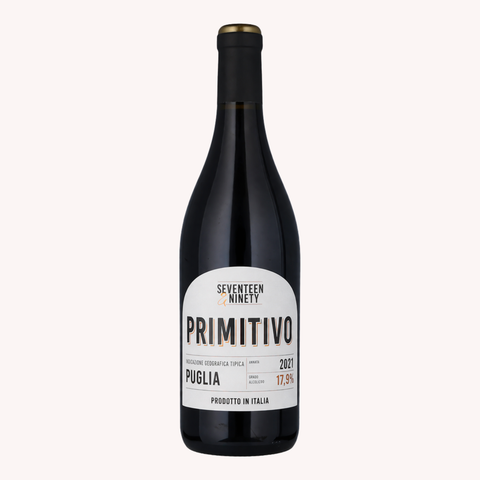 Primitivo 17.9 2021 Seventeen & Ninety, Puglia