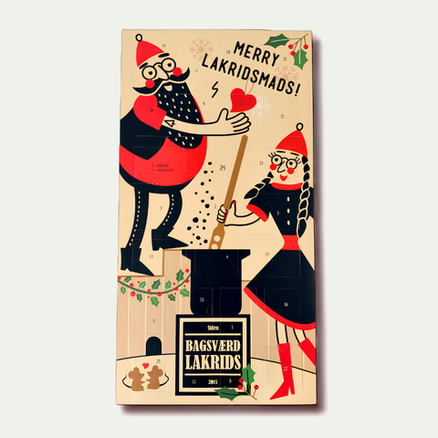 Bagsværd Lakrids Julekalender 2026, 610 g.