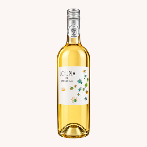 Loupia Cotes de Thaus Blanc 2024, 12%, 75 cl.