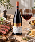 Copper Lane Reserve Shiraz-Merlot rødvin til grillet oksekød, kartofler og lagret ost