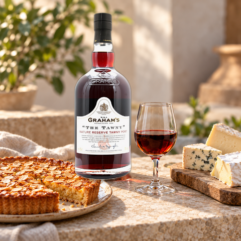 Graham's The Tawny portvin til mandeltærte og modne oste