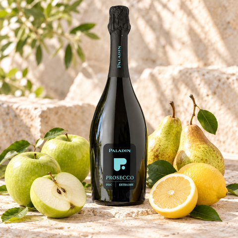 Paladin Prosecco Extra Dry mousserende vin med grønne æbler, pærer og citrus