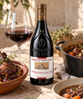 Domaine du Vieux Lazaret Châteauneuf-du-Pape rødvin til lam og gryderetter med oksekød
