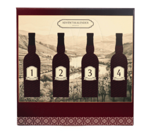 Adventskalender med portvin, Drikportvin, 4x37,5 cl.