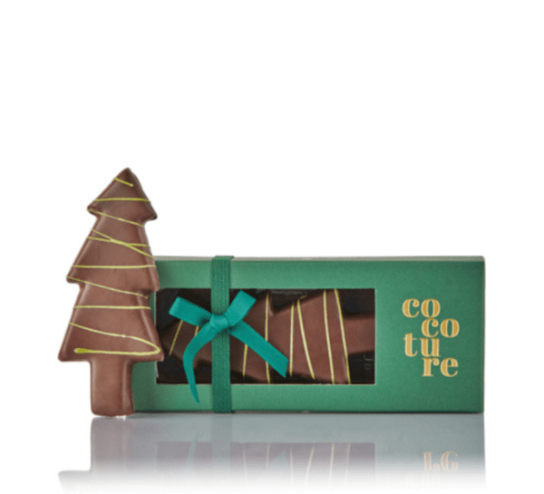 Cocoture, Marcipan Juletræ m. mørk chokolade, ca. 80 g.