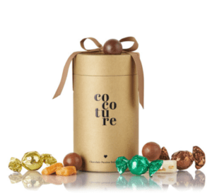 Cocoture, Fyldte chokoladekugler, karamelmix og fransk nougat, 250 g.