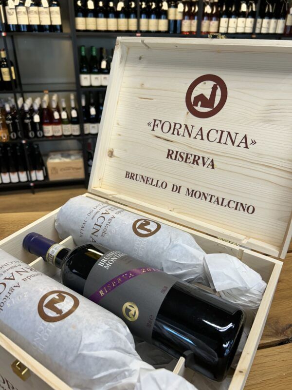 Kasse med FORNACINA brunello di montalcino 2015